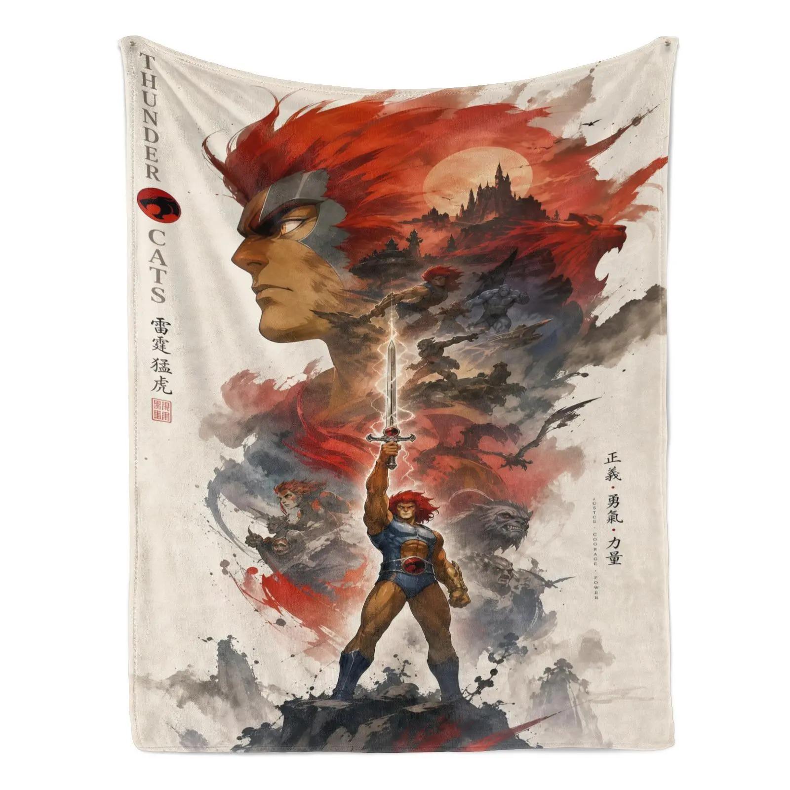 He-Man and theMasters of the Universe Blanket Soft Funny Throw Blanket Suitable For Use on Sofas, Beds, or For Travel, Gentle on The Skin Warm gifts for daily use, birthdays, Christmas and Halloween