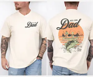 Reel Cool Dad Fishing Retro Shirt, Fishing Gift for Dad, Fishing Dad Funny Shirt, Father's Day Gift, Fishing Dad Sweatshirt