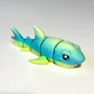 Mini Great White Shark - 3D Printed Articulating Figure