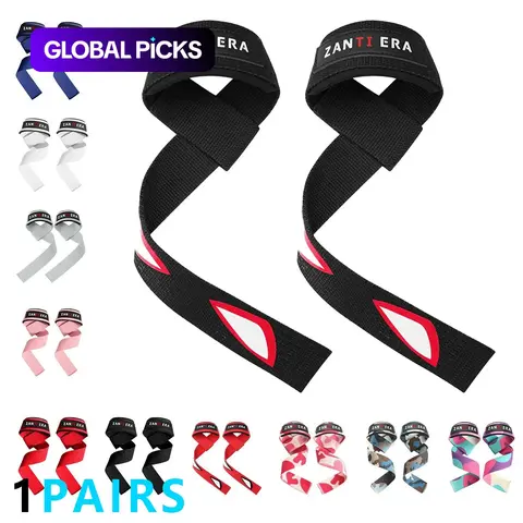 Adjustable Wrist Wrap, 1 Pair Elastic Wrist Guard, Wrist Protection Band for Weightlifting, CrossFit, Powerlifting & Strength Training, Sports Training Straps, Gym, Workout & Fitness Accessories, Strength Training Accessory, Gym Wrist Wraps #GLOBAL PICKS