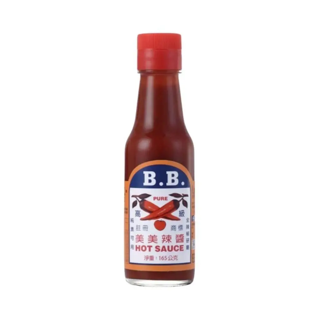 B.B. Savory Chili Jarred Cooking Sauce - 165g, Salty & Savory, Smooth Texture, Ideal for Dumplings, Noodles