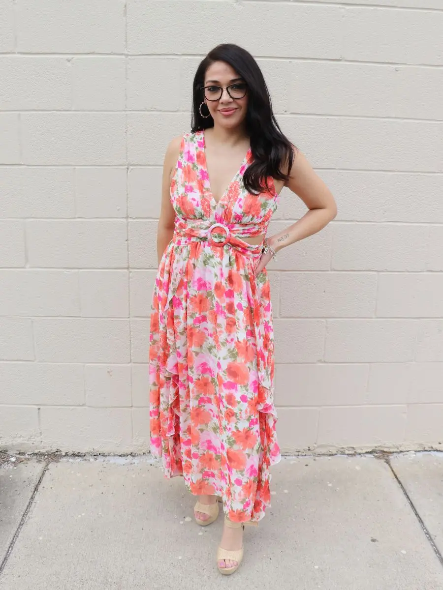 Lovisa Floral Maxi - Floral-Themed Dress with Elegant Design and Comfortable Fit
