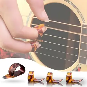 6pcs Thumb Picks and Finger Picks - Best for Fingerstyle Guitar, Banjo or Ukulele, Accessories