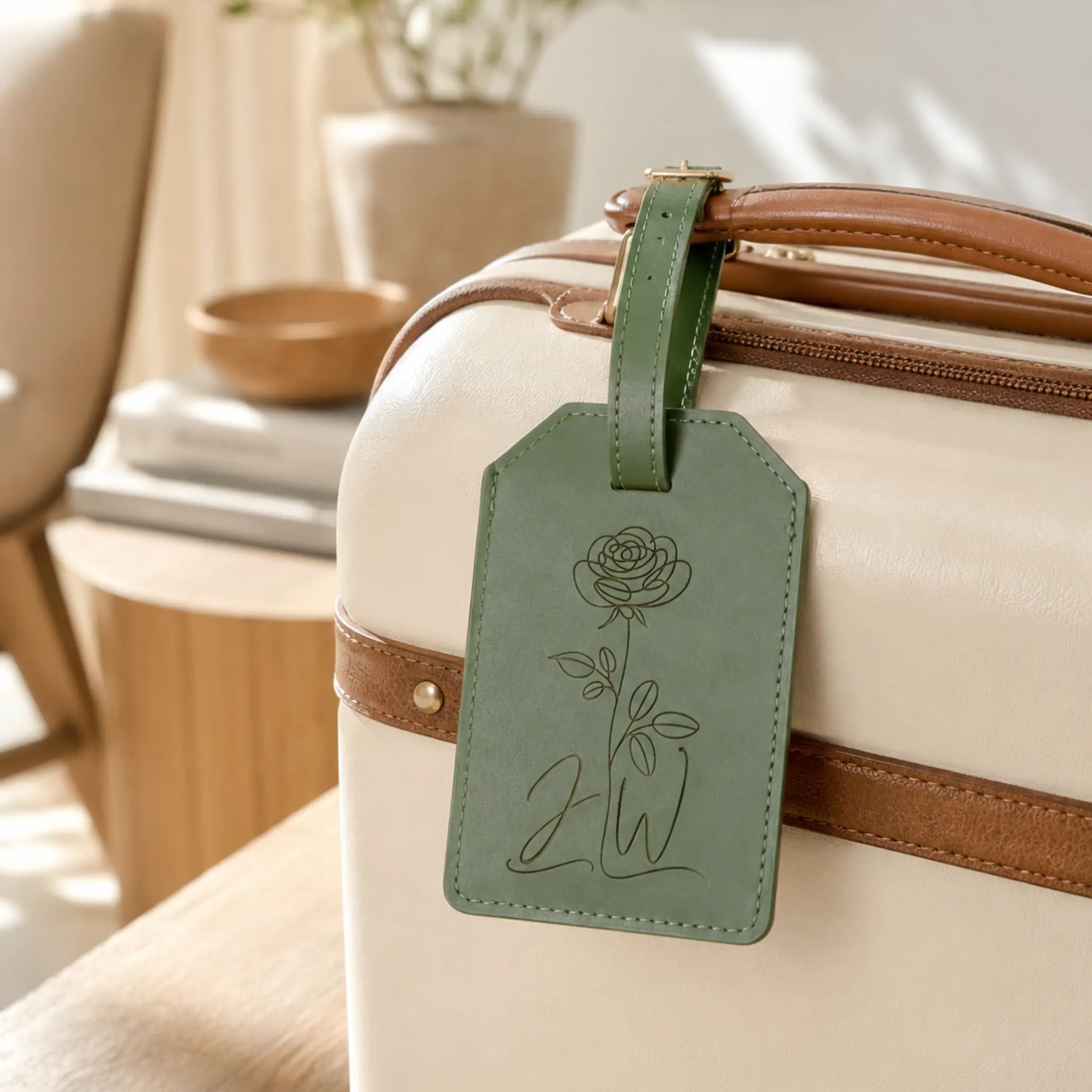 Personalized Leatherette Luggage Tag