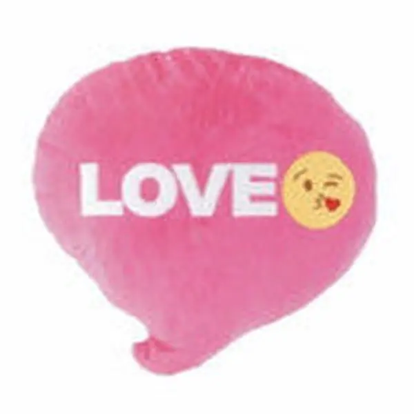 Emoji Bubble Word Love Throw Pillow
