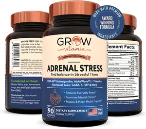 Adrenal Stress Advanced Formula - 90 Capsules Fitness Supplement Healthcare Dietary Healthcare Dietary Edible Magnesium Vitamin Super B