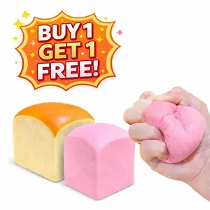 [Buy 1 Get 1 Free] Hawaiian Rolls Squishy 2pcs, Soft Slow Rising Stress Relief Toy