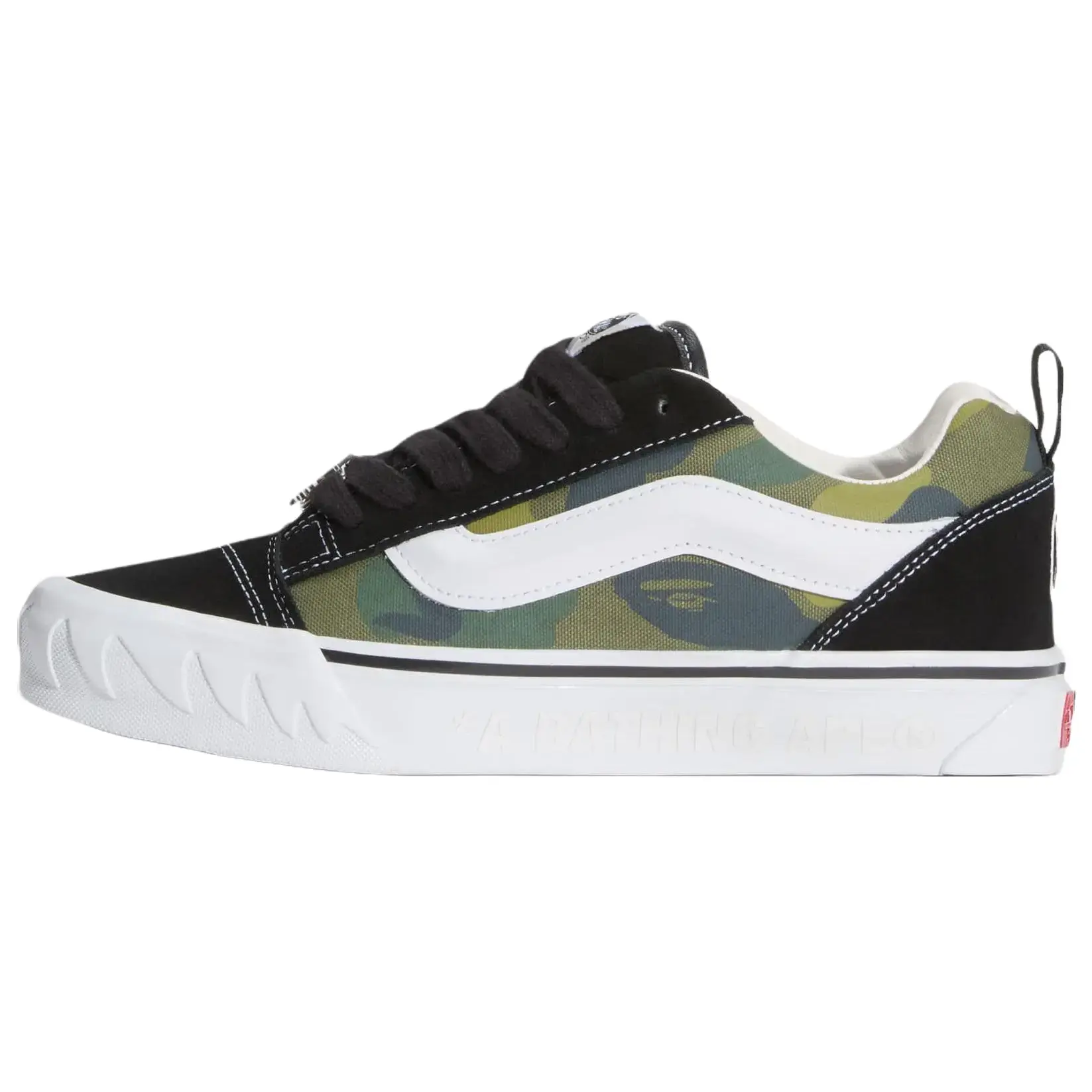 Vans Premium Knu Skool x BAPE 'Camo Green' Sports Sneaker Men's, Shoe, Sports Shoes, Footwear