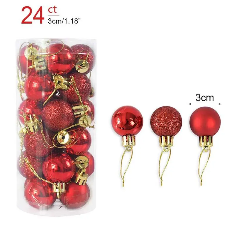24pcs red