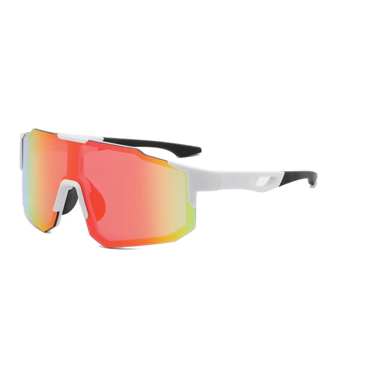 Unisex Colorblock Sports Sunglasses, Cycling Sunglasses, Baseball Sunglasses, Protective Sports Sunglasses