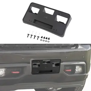 Front License Plate Tag Holder Bracket, Aftermarket Truck Accessories for 2020-2023 Chevy Silverado
