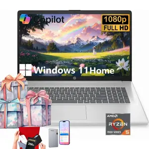 HP 17.3" Student&Business Laptop | Win11 Home | Numeric Keyboard | 32GB RAM | 512GB SSD | Copilot AI | Ryzen 5 7430U | Type-C | Bundle Accessory