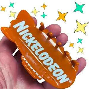 Orange Blimp Hair Claw Clip- Nostalgic- 90s- Hair Accessories