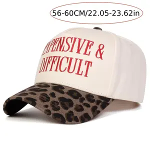 Personalized Embroidered Baseball Cap for Women, Featuring an Expensive And Challenging Trucker Design, Perfect for Casual Street Fashion During Spring And Autumn Travels, Including Seaside Vacationnd 10 Appropriate Occasions