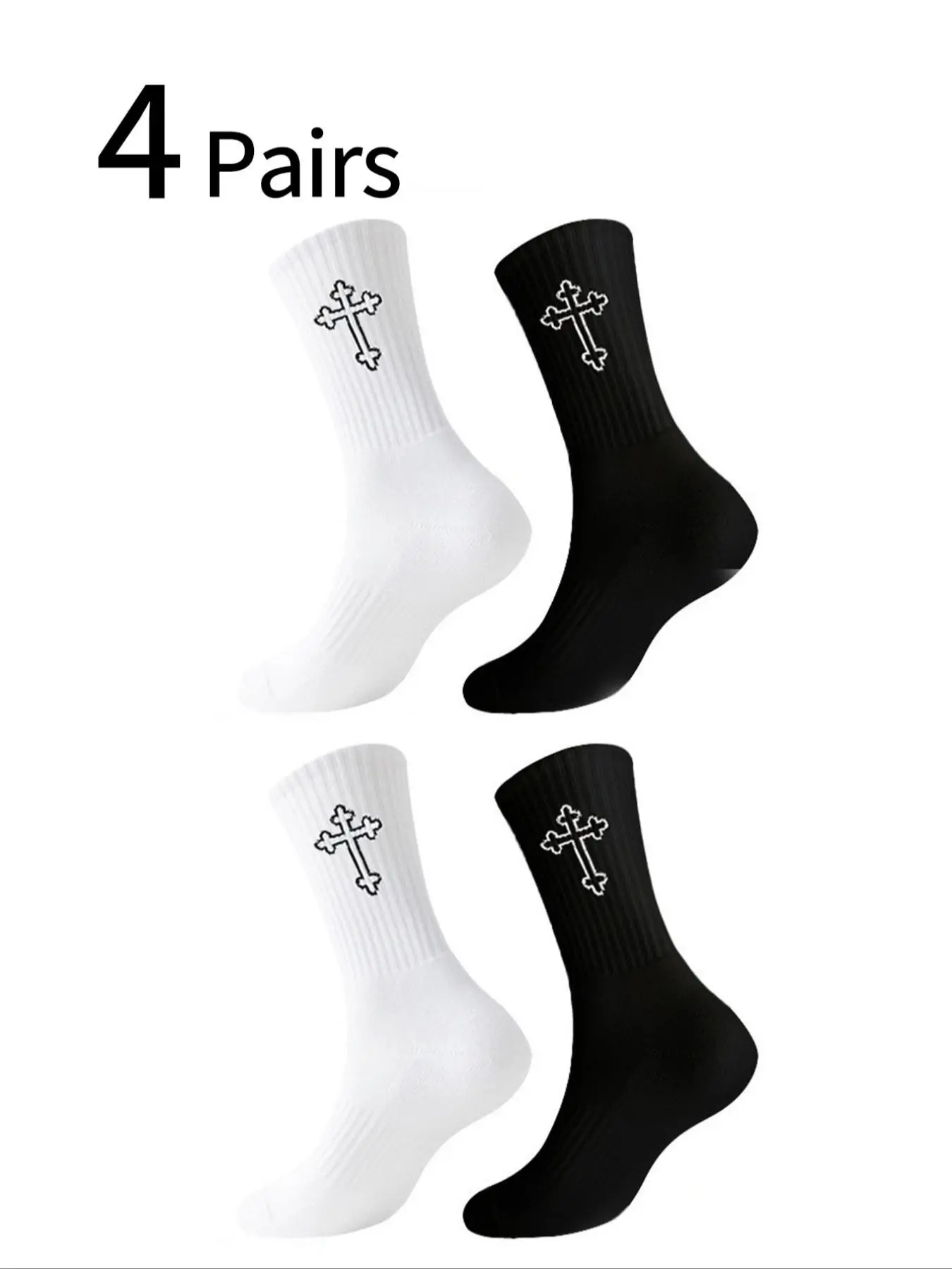 Men's Teen Basketball Socks, Street Style Fashion, Casual Long Tube Sports Socks, Athletic Socks, Comfortable Soft All Seasons