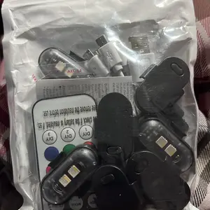 Wireless LED Strobe Light with Remote Control, USB Rechargeable Waterproof Anti-Collision LED Emergency Warning Light for Cars, Motorcycles, Drones, Aircraft and Bikes