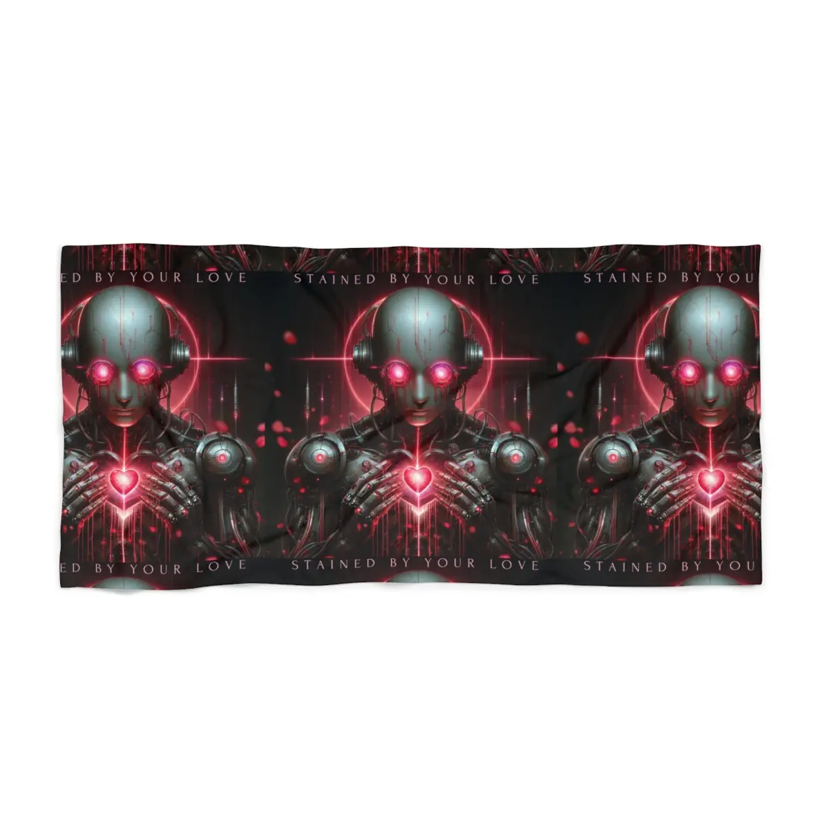 Beach Towel STAINED BY YOUR LOVE MUSIC ALBUM COVER GREAET FOR GIFTS AND SPECIAL OCCASIONS!