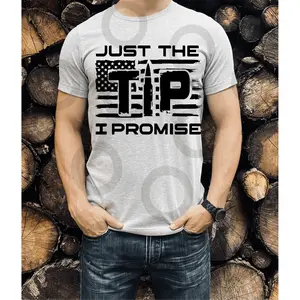 RTS Just the tip I promise Halloween SINGLE COLOR BLACK Screen Print transfers size ADULT 10X12   12-K
