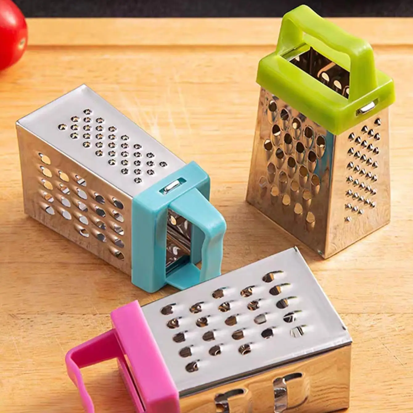 Random Color Stainless Steel Cheese Grater, Reusable Cheese Grater Tool, Practical Kitchen Gadgets