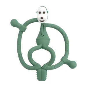 Cartoon Design Silicone Teether, Sensory Teether, Baby Teething Toy, BPA-free Pure Silicone Material, Easy To Hold & Naturally Fits in Mouth, Baby Gift