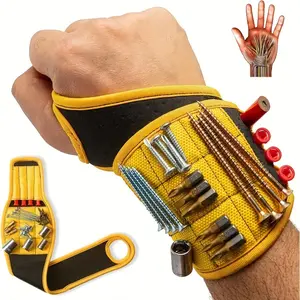 Perfect Dad Gift! Magnetic Wristband Tool Holder for Screws & Nails, Convenient Storage Solution, Ideal for DIY Enthusiasts