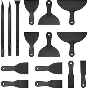 15 Pack Putty , 2Putty  Set, 2Spreader, 2Spackle Tool, 2Plastic Putty  Scraper, 2Scraper Tool, 2Putty Scraper, 3 Detail Scraper Tool, Flexible Plastic  Scraper Tool for Spackling