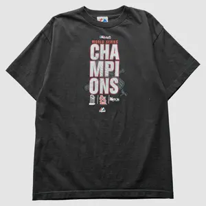 St. Louis Cardinals Majestic 2011 T-Shirt - Black - XS