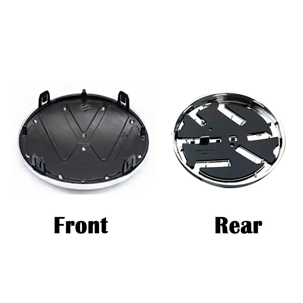 1set For Volkswagen VW Sticker Accessories ABS Car Front Grill Emblem Rear Trunk Badge Logo Golf 6 7 7.5 MK6 MK7 MK8 Polo