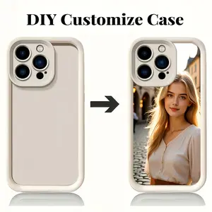 Phone Case: DIY custom pattern phone case, suitable for iPhone 11/12/13/14/15 PLUS/16 Pro Max/17 Air/PRO/PROMAX Apple series phone protection cases, personalized customization for couples, commemorative ceremony photo printing, shockproof and anti-drop, b