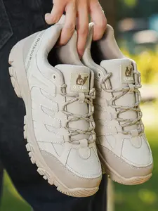 New Couple's All-Season Casual Outdoor Running Hiking Shoes, Fashion Solid Pattern, Textile Upper, Eva Sole, Less Than Ankle Height, Lightweight Hiking Footwear
