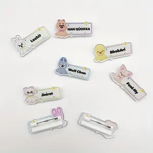 1 Piece,Skz Kpop Brooch Pin Badge, Clothing Bag Accessories Decorations, Office Supplies, Student Stationery,HwangHyun Felix BangChan ChangBin Han SeungMin IN LeeHnow, Birthday Gift, Star Merchandise