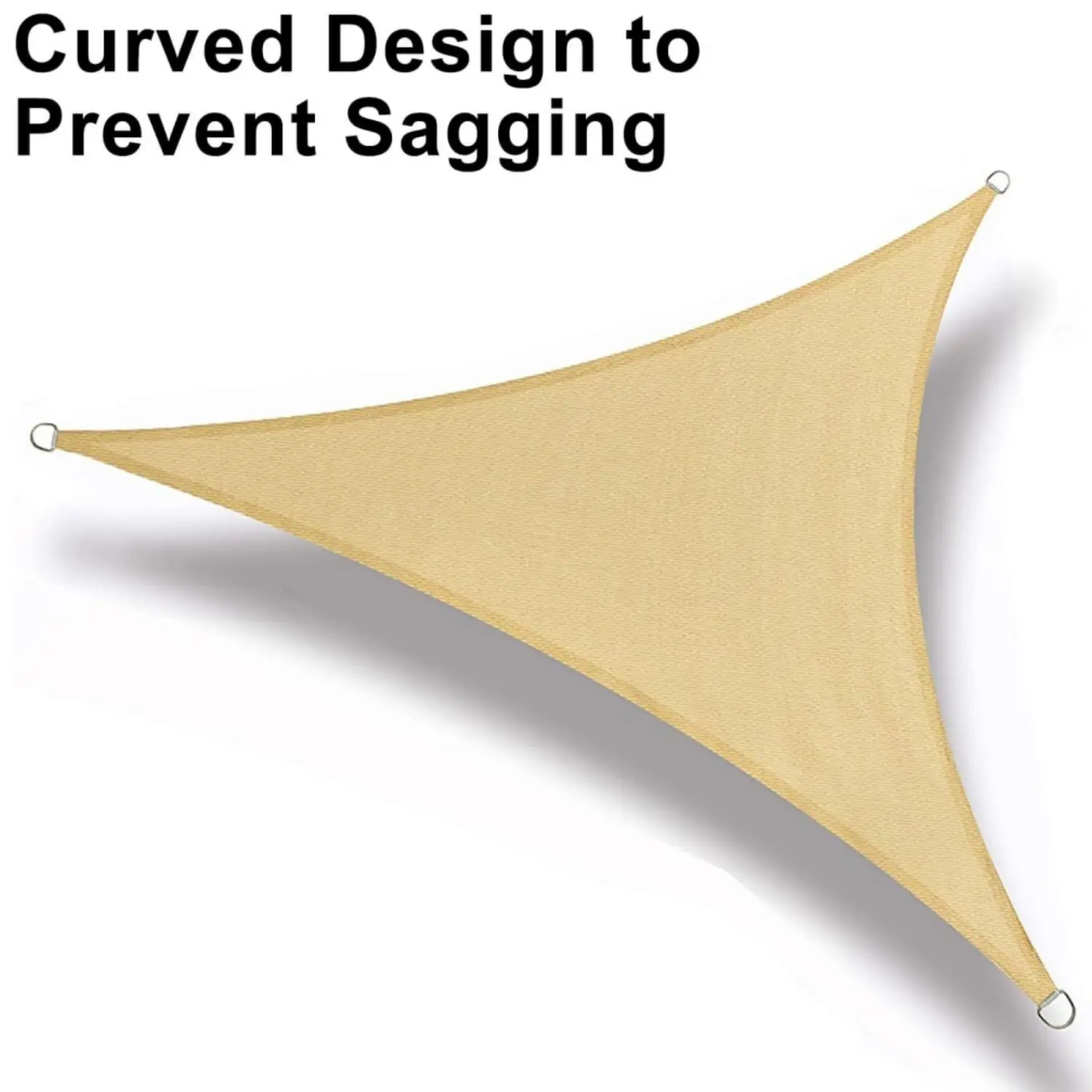 Nw 3Lbs Triangle Shade Sun Shade Sail Canopy Outdoor Sunshade UV Block Deck Awning Shade for Patio Backyard Garden