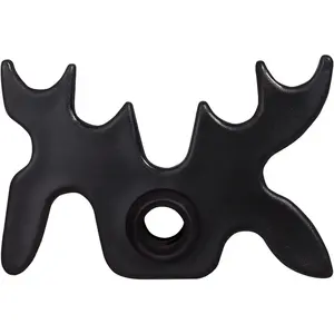 Expert Black Plastic Slip-On Bridge Portable Moosehead Bridge Head, Pool Billiard Cue Bridge Head, Billiard Pool Cue Accessories for Pool Table