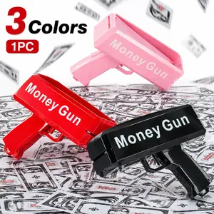 Party Money Blaster Toy, 1PC Cash Shooter with Play Bills, Fun Money Sprayer for Birthdays, Weddings, Events & Celebrations