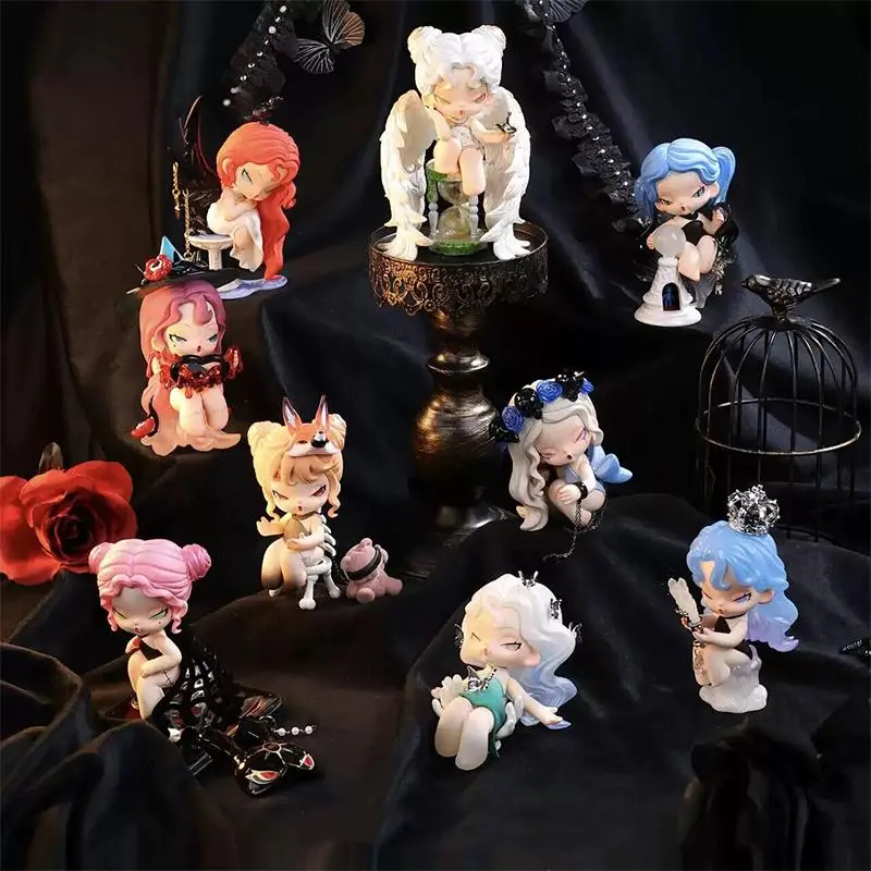 DODO NAMI Nightmare Core Series Mystery Box Toy, Blind Bags, Blind Pack, Random Action Figure, PVC Action Figures, Cute Fun Collectible, Cute Popular Collectible Toys, Girl Birthday Party Gift, Room Desktop Decoration
