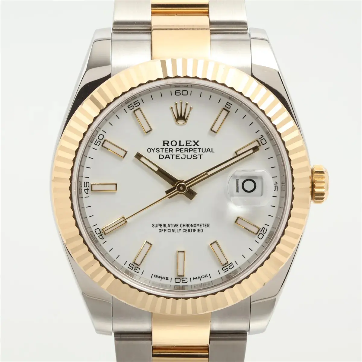 Rolex White Datejust 41mm 126333 Rolex White Datejust 41mm 126333