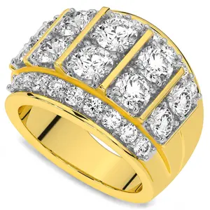 7Ct Diamond Ring in 10k Gold Lab Grown