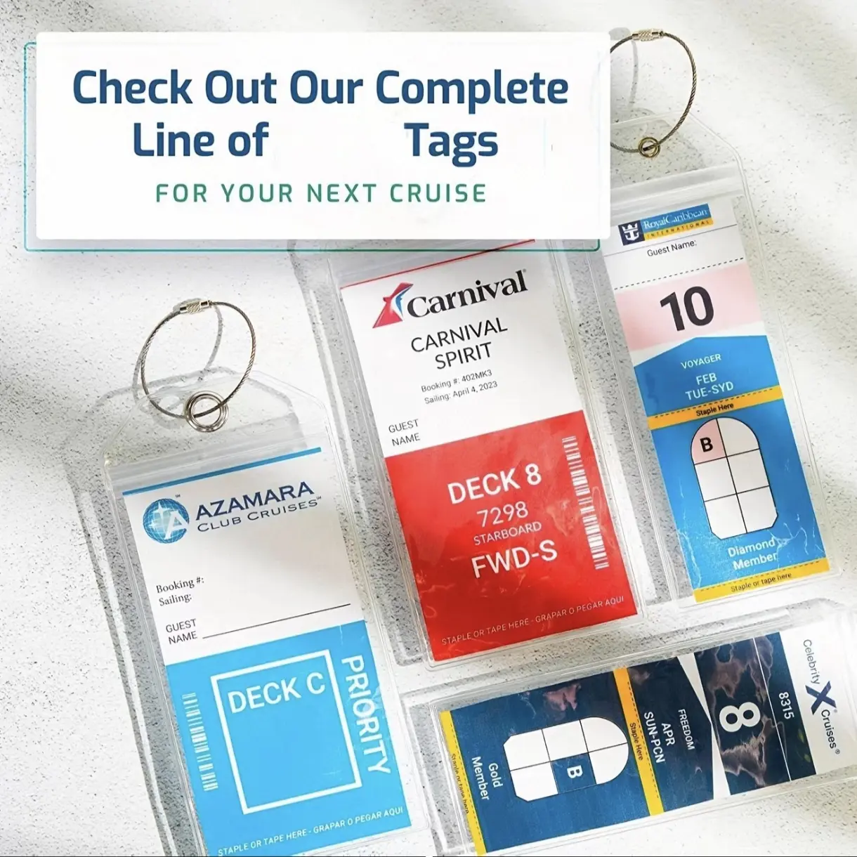 5Pcs Transparent Luggage Tag Covers - Waterproof, Anti-Theft, Easy-to-Read Leisure Travel Accessories for Boarding Tag Protection, Compatible with Cruise Ship Use, Luggage Tags
