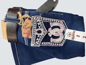 Jeans Vaqueros with Embroidered Logo and Distressed Look for Casual Wear Stylish Comfortable Fit All Seasons Versatile Outfit