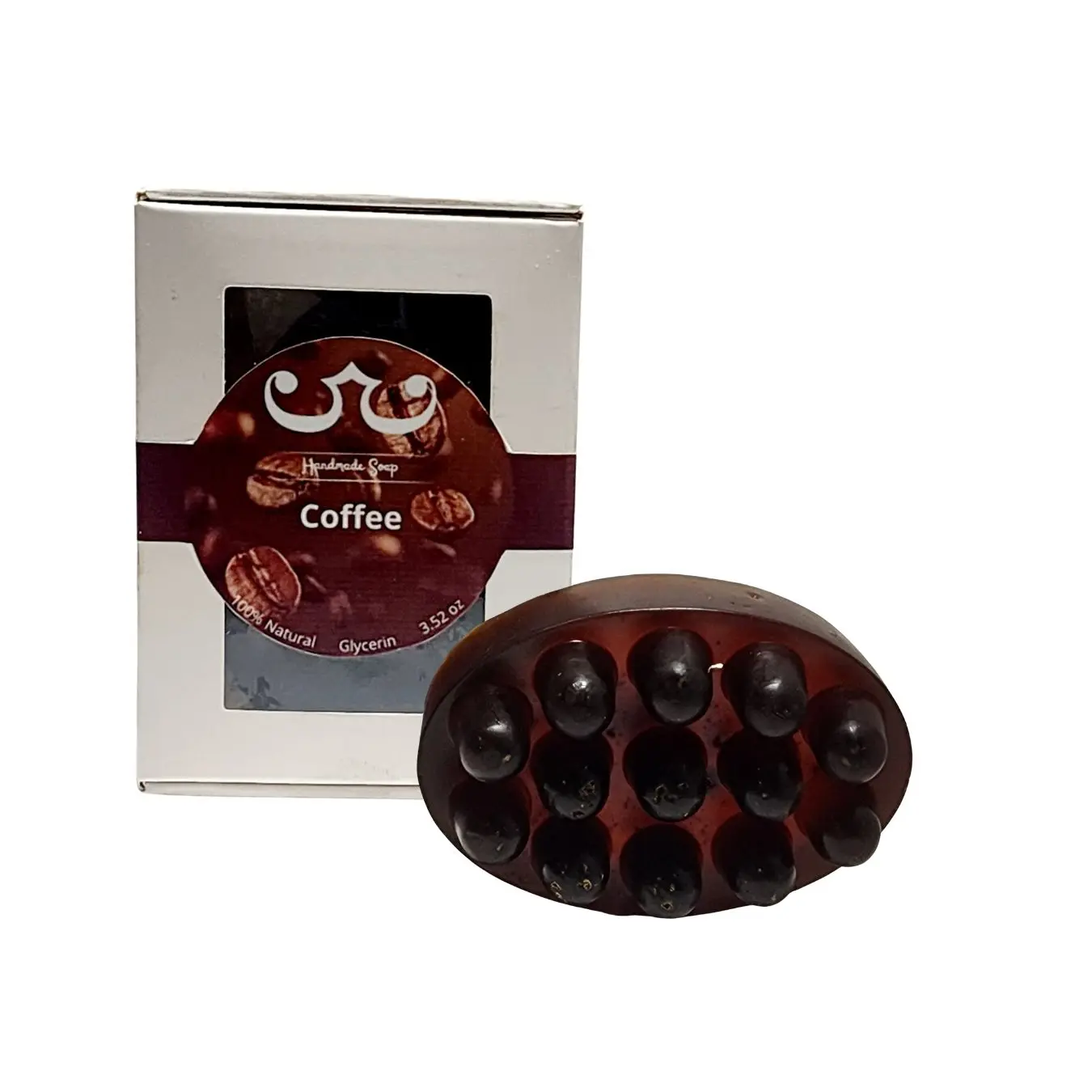 Handmade Coffee Soap - 100g Natural Exfoliating & Moisturizing Bar with Antioxidant Caffeine for Skin Care