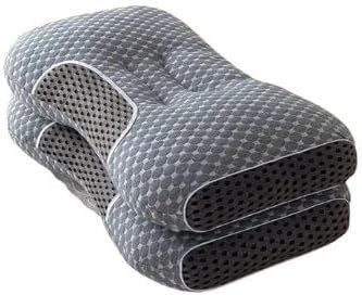 2pcs Knitted SPA Massage Neck Pillow, Cervical Orthopedic Neck Pillow, Soft, Adjustable Ergonomic Contour Support Pillow, Pillow Core, Removable Pillowcase