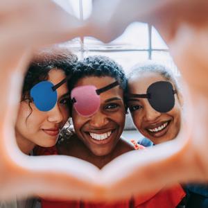 Mother's Day 6PCS Eye Patch, Super Soft Eye Patches, Adjustable Medical Eye Patch for Adults and Kids, Amblyopia Lazy Eye Patches for Left or Right Eyes