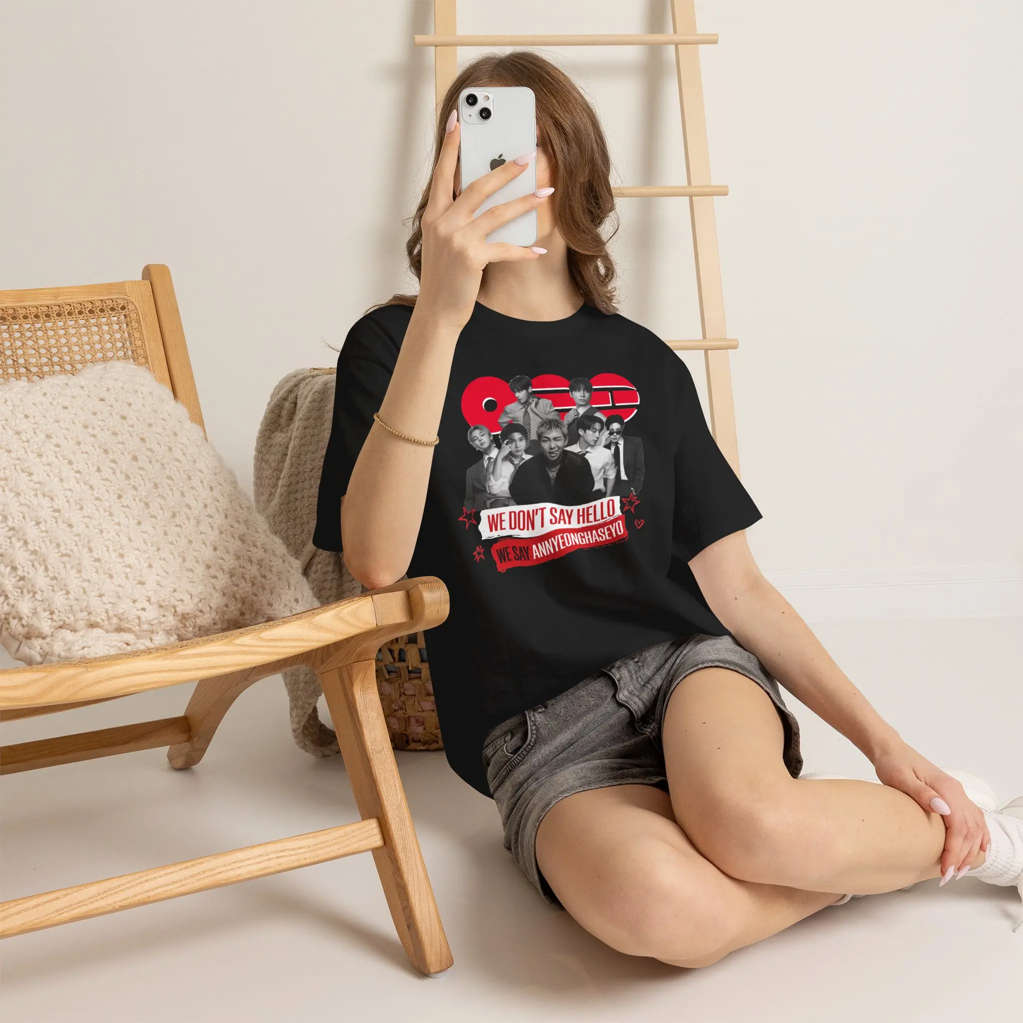 We Don’t Say Hello We Say Annyeonghaseyo T-Shirt, Kpop Fan Gift