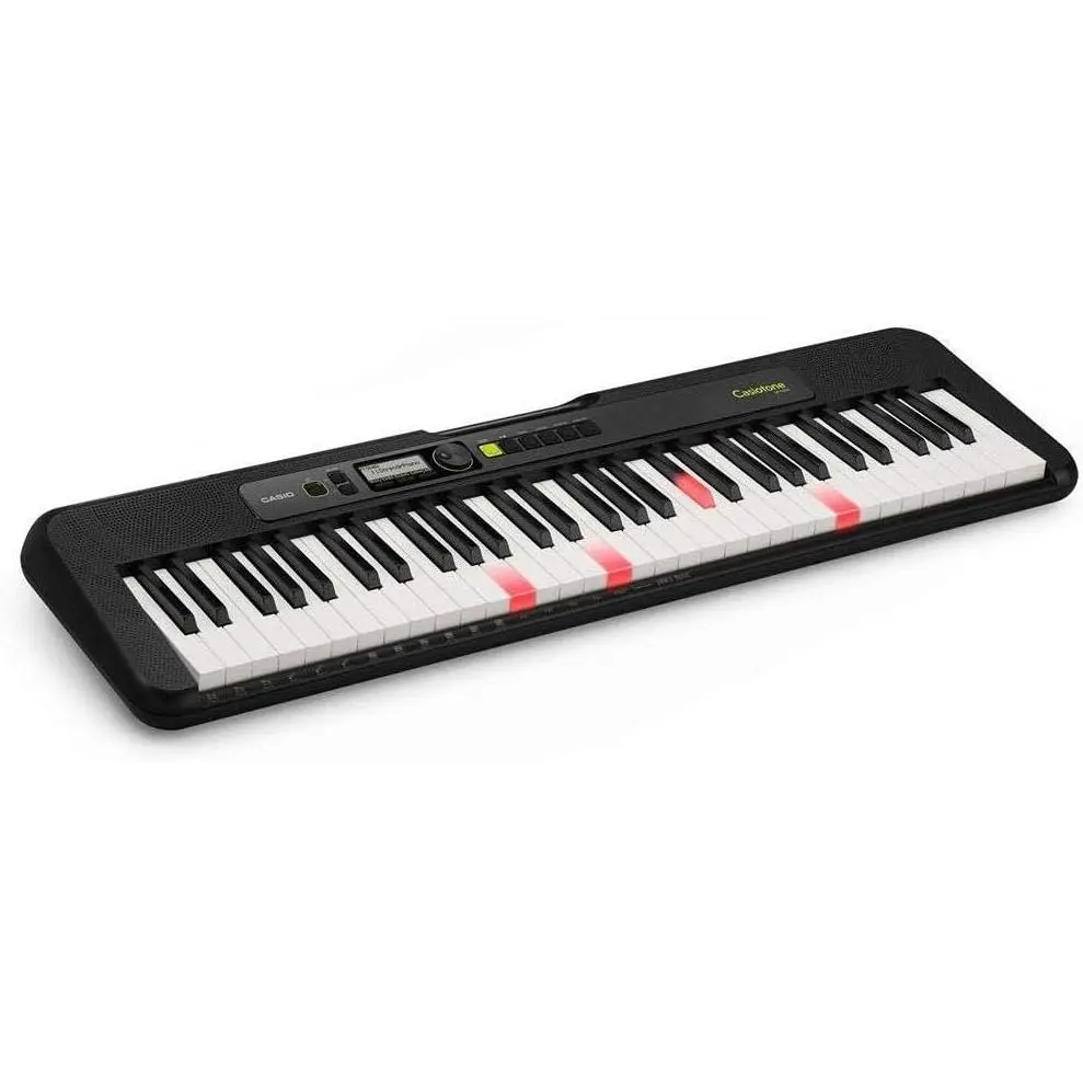 Casio LK-S250 61-Key Touch-Sensitive Portable Keyboard with Lighted Keys (Black)