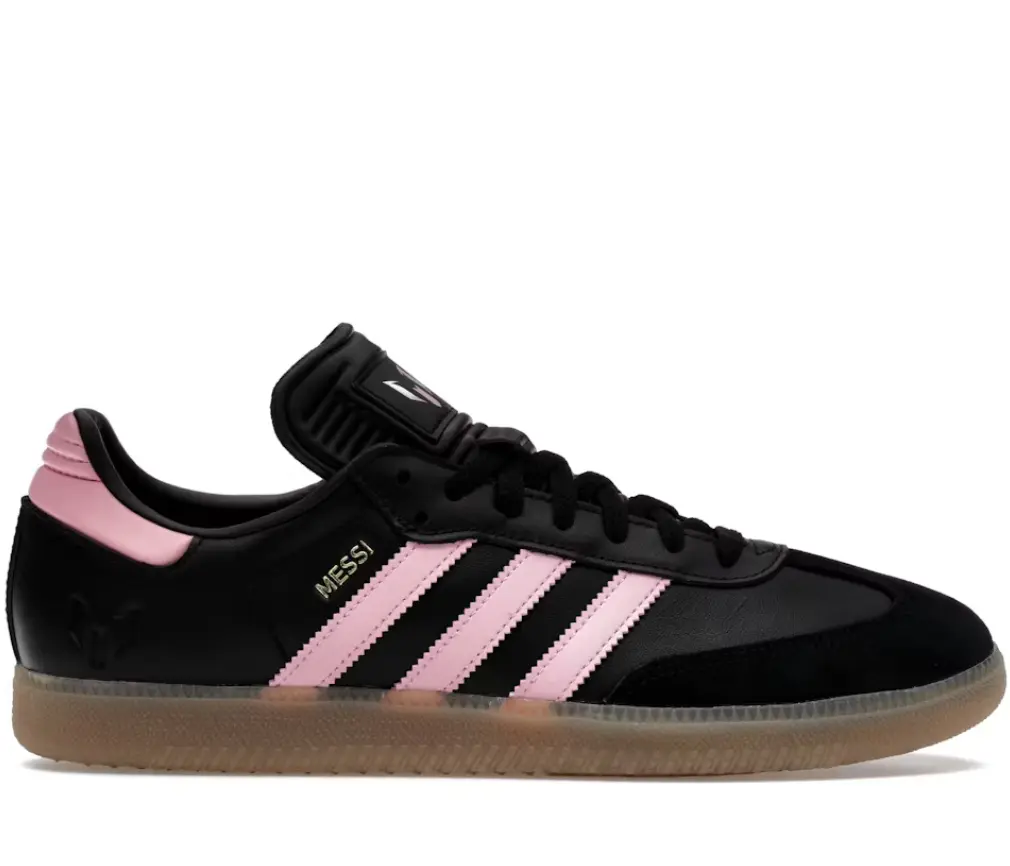adidas Samba Messi Black Gold Metallic