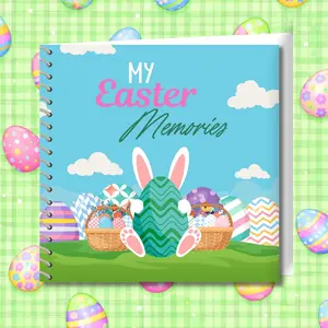 Easter Scrapbook| Blank Scrapbook Pages | Design Your Own Photo Layouts
