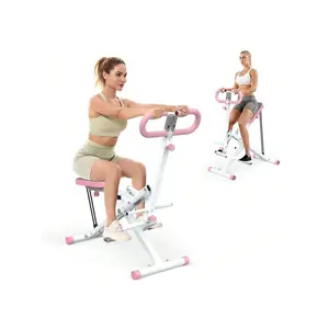 Squat Machine For Home, Assist Trainer For Glutes Workout Foldable With Resistance Bands, For Botty Glutes Butt Thighs, Ab Back/Leg Press Hip Thrust For Home Gym Fitness