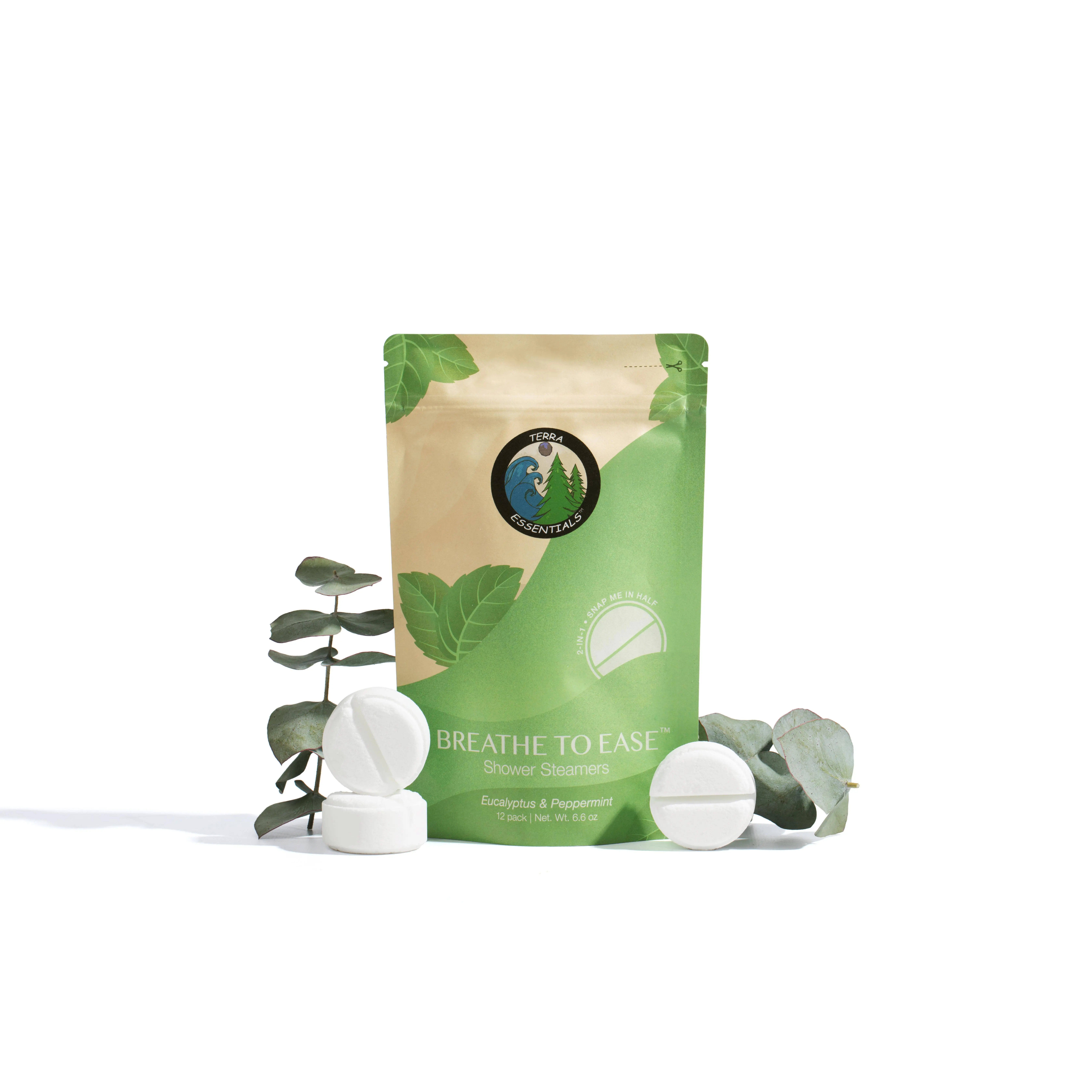 Breathe to Ease Shower Steamer Eucalyptus & peppermint