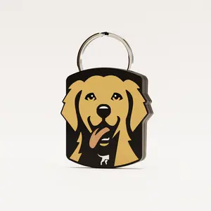 Hitail Smart QR Dog ID Tag - Golden Retriever