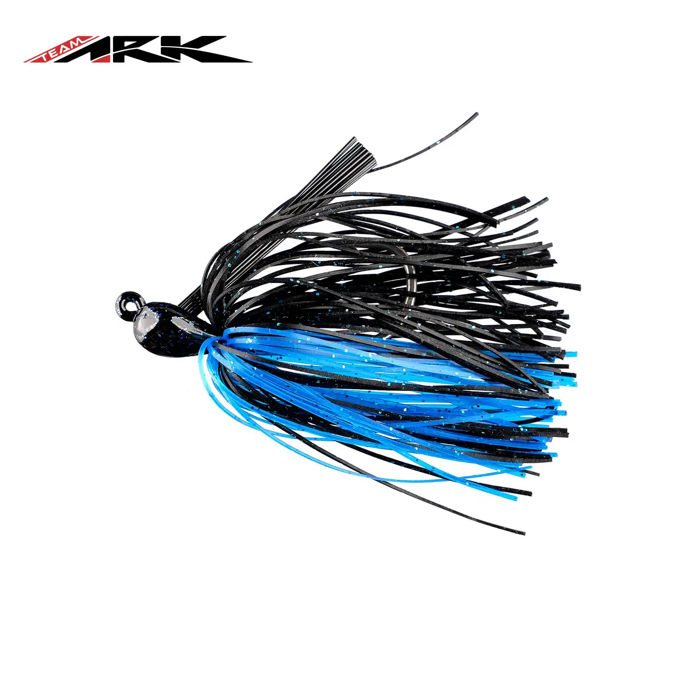TEAM ARK Randall Tharp Signature Sparkie Style Lead Flipping Jig - Bass Fishing Lure with O'Shaughnessy Bend Hook, Super Slick Coating (40 Mississippi Magic, 42 Junebug, 53 Old School Brown) Fishing Equipment